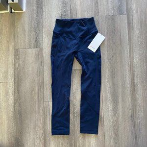 lululemon - all the right places crop (navy)